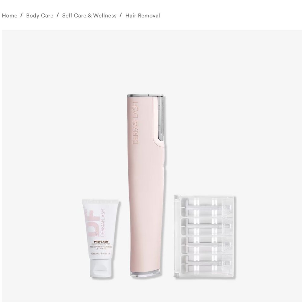 Dermaflash LUXE+ Advanced Sonic Dermaplaning + Peach Fuzz Removal